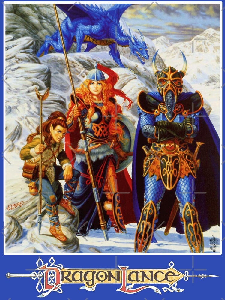 Advanced Dungeons and Dragons, Dragons of WInter Night DragonLance by DorksnDinguses T-Shirts, Hoodie, Sweatshirt (Image 3)