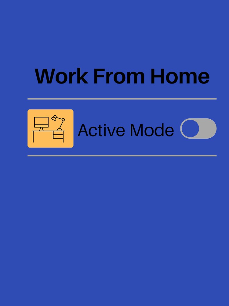 Work From Home Turned Off by Abidetheflow T-Shirts, Hoodie, Sweatshirt | BlankRebels.com (Image 3)