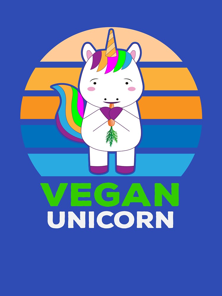 Vegan Unicorn Neon Plant Based Vegan Life by ArtMeetsPizza T-Shirts, Hoodie, Sweatshirt | BlankRebels.com (Image 3)