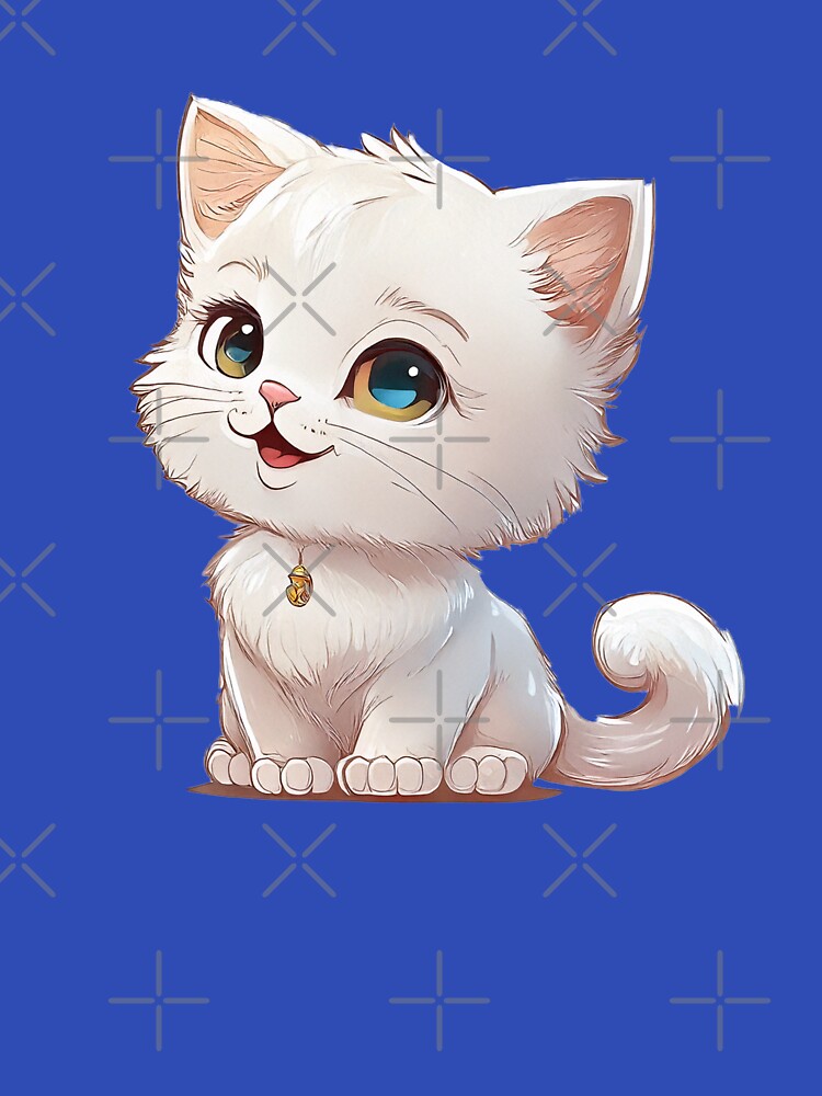 cute white cat by Creative_verse108 T-Shirts, Hoodie, Sweatshirt | BlankRebels.com (Image 3)
