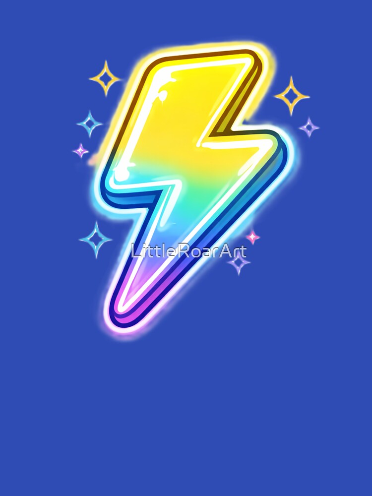 Lightning Bolt Y2K Starcore by LittleRoarArt T-Shirts, Hoodie, Sweatshirt | BlankRebels.com (Image 3)