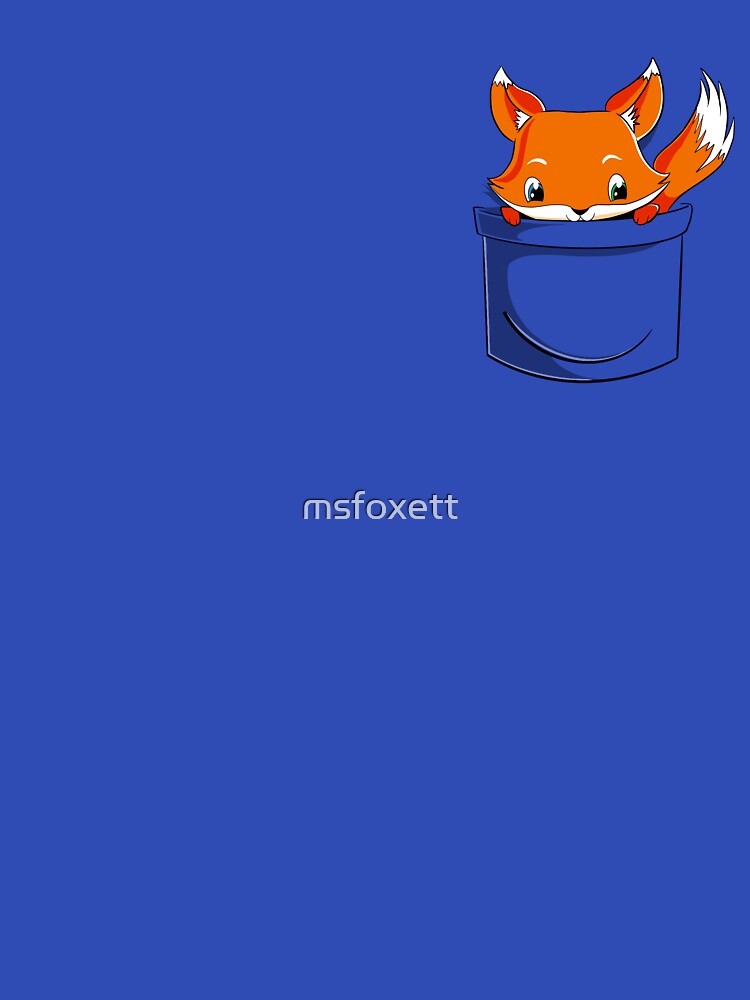Pocket Fox by msfoxett T-Shirts, Hoodie, Sweatshirt | BlankRebels.com (Image 3)