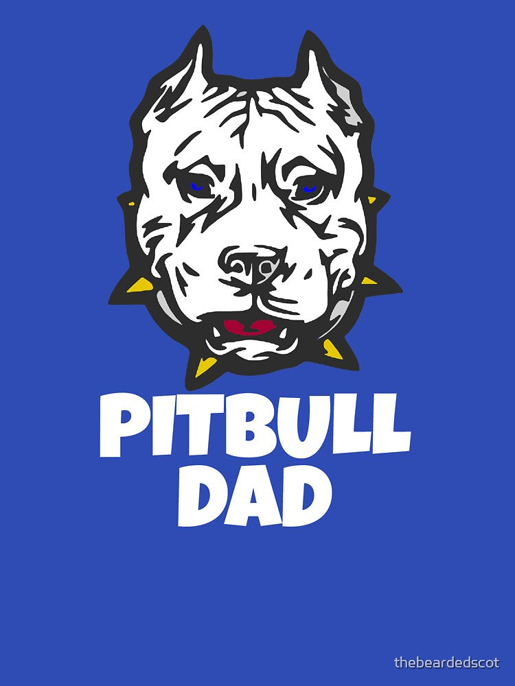 Pitbull Dad Owner American Bully Pitbull Dog Merch by thebeardedscot T-Shirts, Hoodie, Sweatshirt | BlankRebels.com (Image 3)