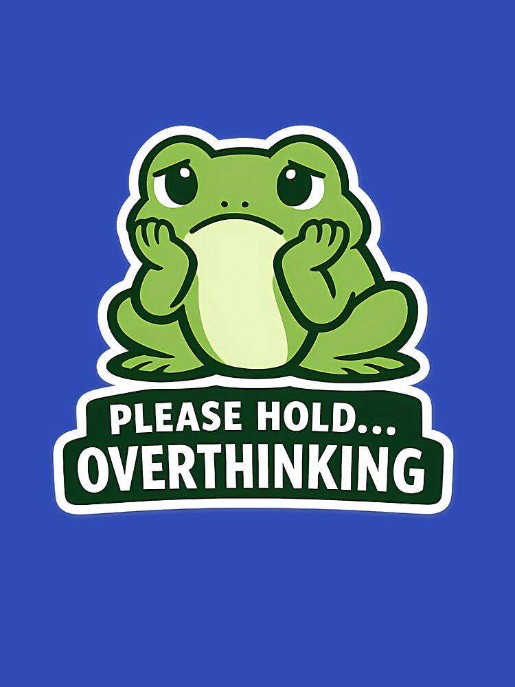 Overthinking Frog by Orca Chuckle Studios T-Shirts, Hoodie, Sweatshirt | BlankRebels.com (Image 3)