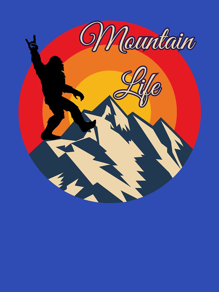 Mountain Life Sasquatch Bigfoot by SmartDonkeyShop T-Shirts, Hoodie, Sweatshirt | BlankRebels.com (Image 3)
