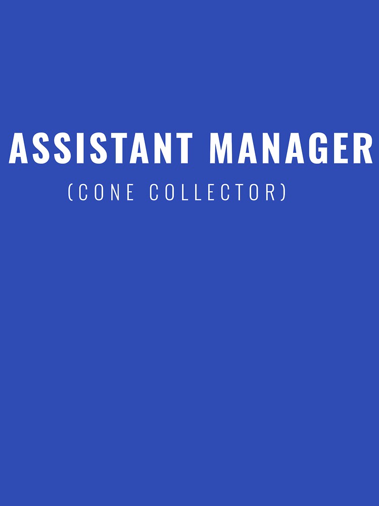 Assistant Manager (cone collector) by Solwey T-Shirts, Hoodie, Sweatshirt | BlankRebels.com (Image 3)