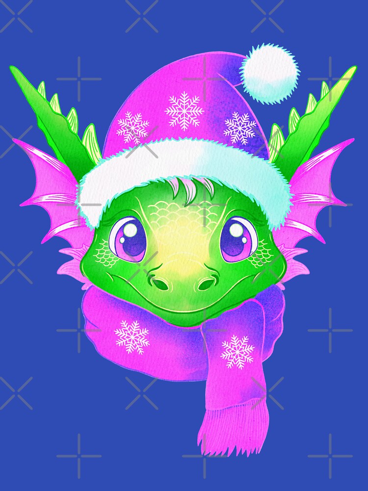 Christmas green dragon by AngeMNunez T-Shirts, Hoodie, Sweatshirt | BlankRebels.com (Image 3)