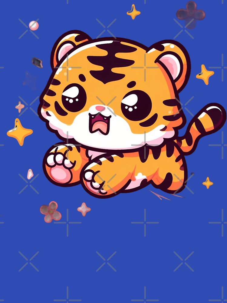 kawaii tiger by Animalia- T-Shirts, Hoodie, Sweatshirt | BlankRebels.com (Image 3)