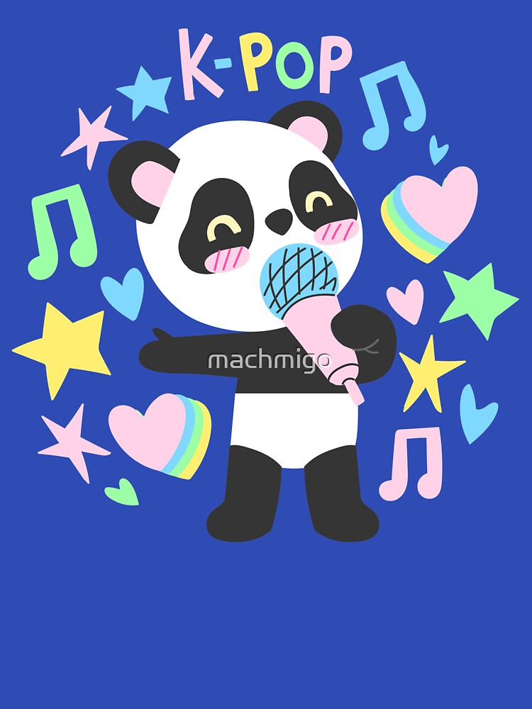 K-Pop Panda by machmigo T-Shirts, Hoodie, Sweatshirt | BlankRebels.com (Image 3)