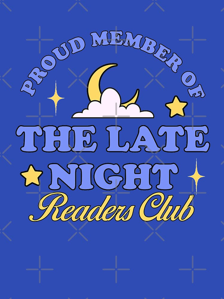 late night readers club - book lover aesthetic design by JinxyArtistry T-Shirts, Hoodie, Sweatshirt (Image 3)