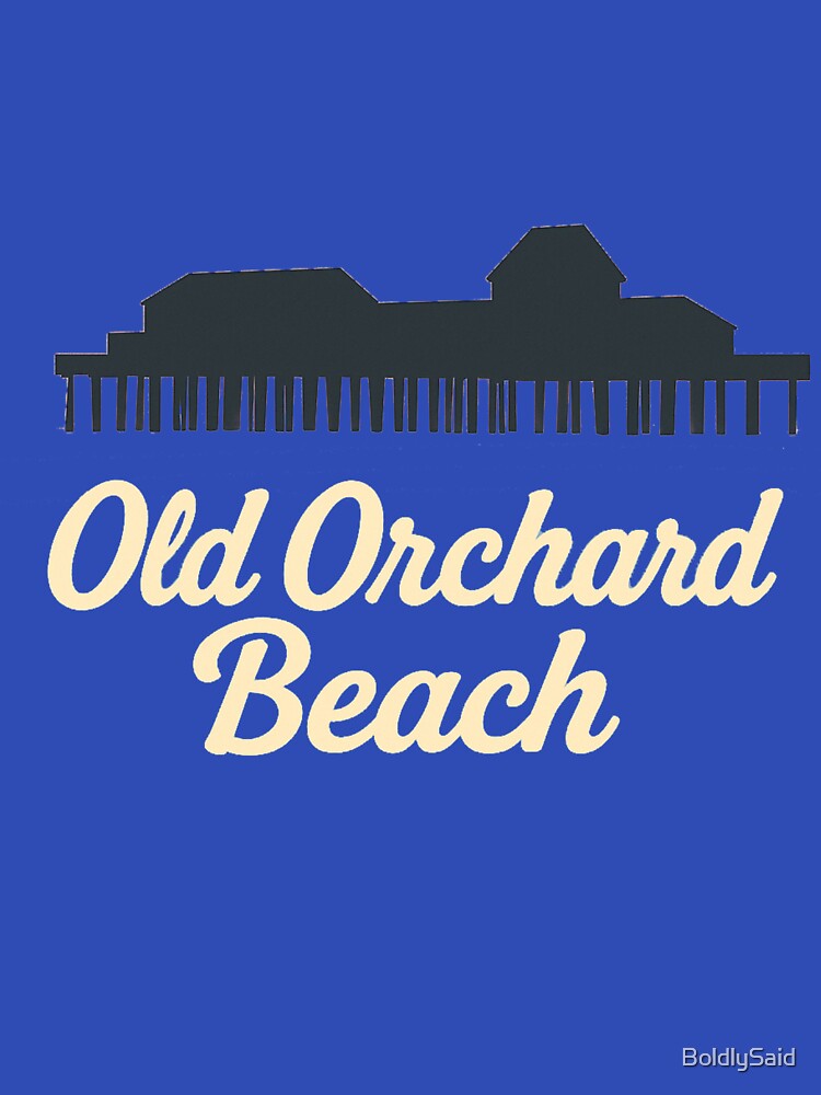 Old Orchard Beach Pier Sunset Silhouette Pastel T-Shirt Design by BoldlySaid Hoodie, Sweatshirt | BlankRebels.com (Image 3)
