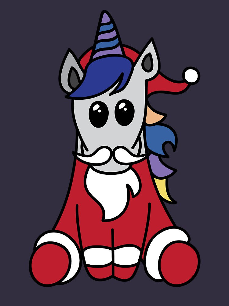 Festive Christmas Santa Unicorn by teashorts T-Shirts, Hoodie, Sweatshirt | BlankRebels.com (Image 2)