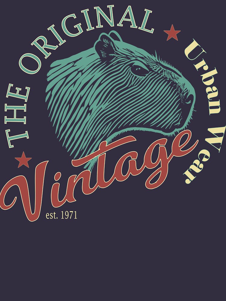 Minimalist Capybara Vintage Logo T-Shirts, Hoodie, Sweatshirt