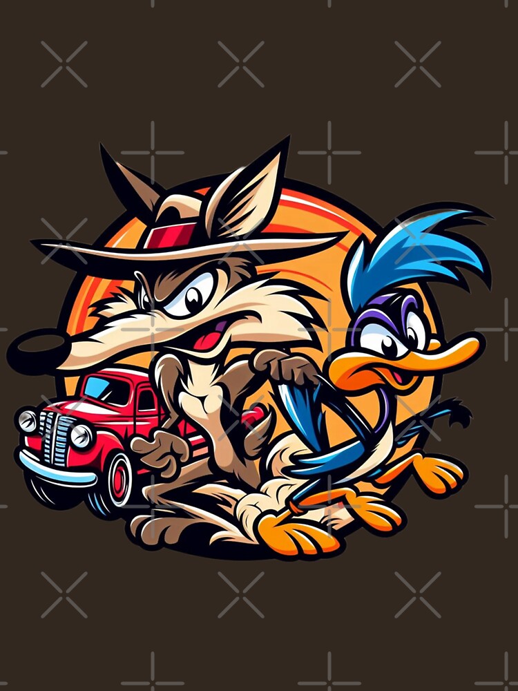 Road Runner and Coyote by Hive Threadless T-Shirts, Hoodie, Sweatshirt | BlankRebels.com (Image 3)