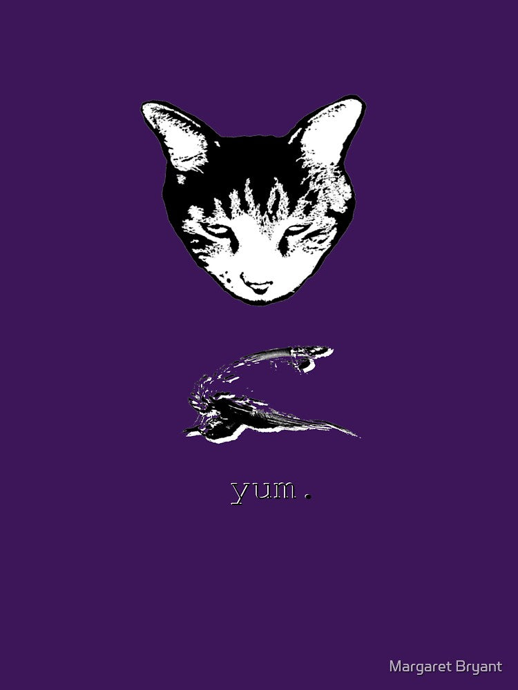 Cat Bird Yum T-shirt/Hoodie by Margaret Bryant Sweatshirt | BlankRebels.com (Image 2)