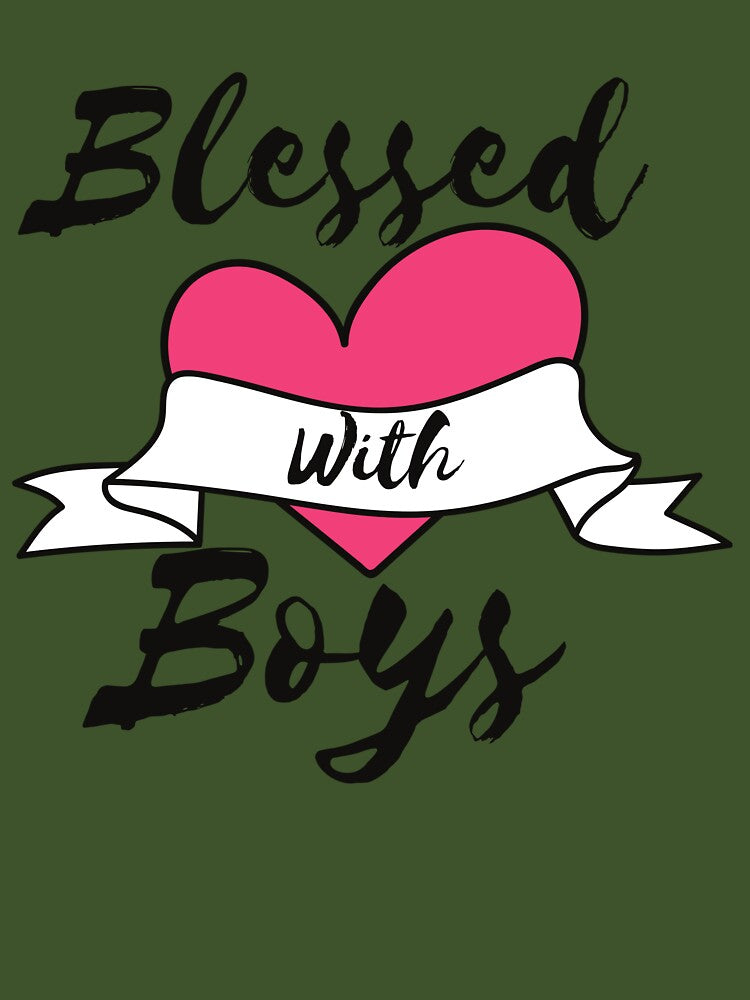 Blessed With Boys Shirt, Unisex Ladies Shirt, Mom of Boys Shirt, Gift For Mom, Gift For Mother, Mom Shirt by... (Image 3)