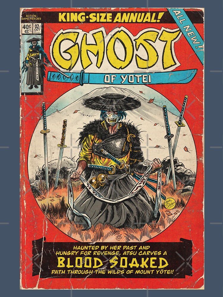 "Ghost" Samurai Comic Book Cover Fan Art by MarkScicluna