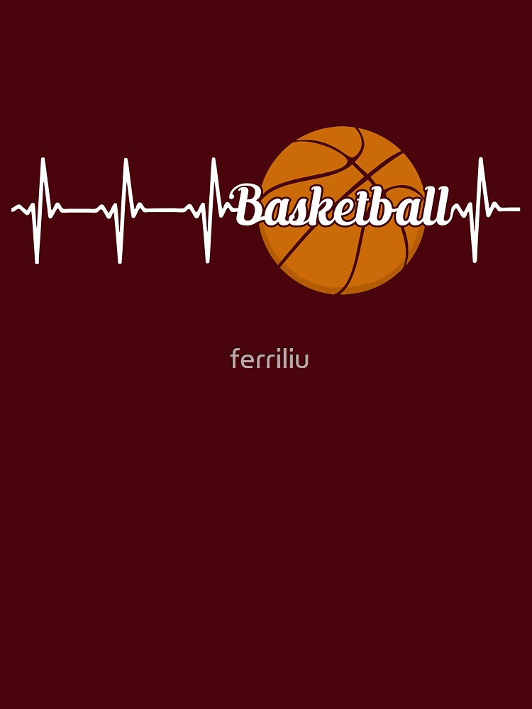 Basketball Heartbeat by ferriliu T-Shirts, Hoodie, Sweatshirt | BlankRebels.com (Image 3)