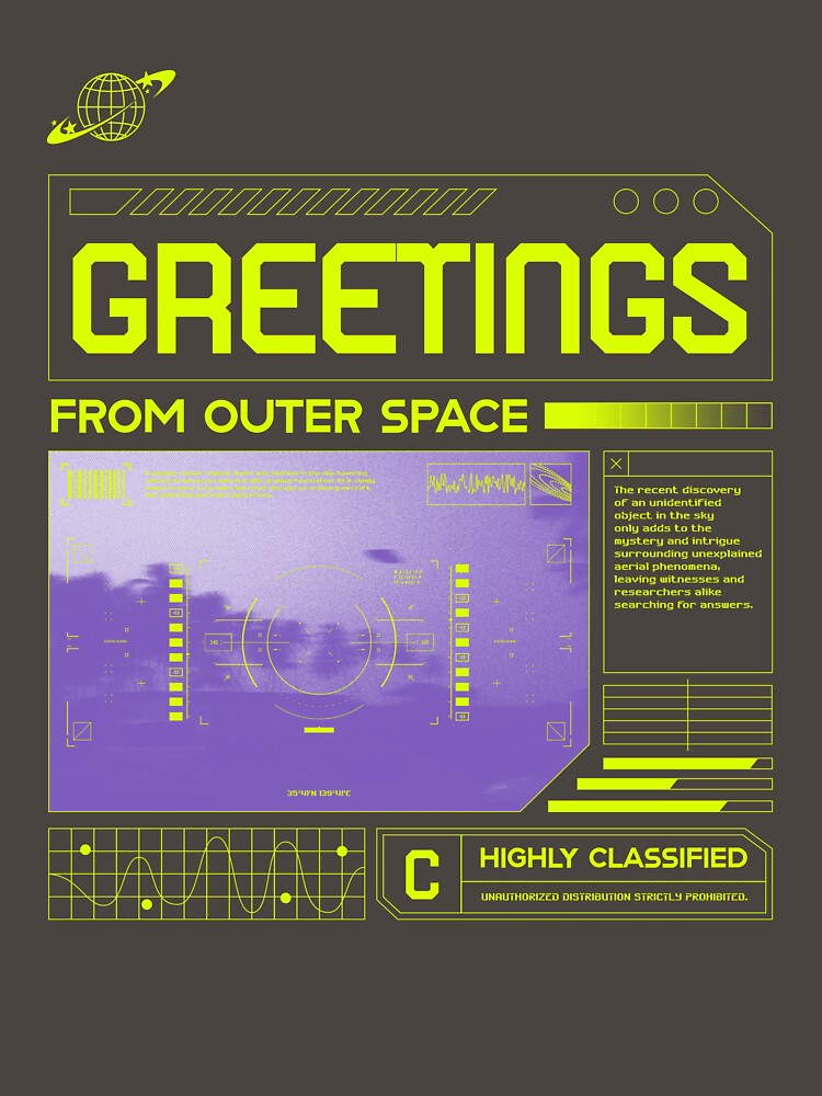 Greetings From Outer Space by Eccentriquee T-Shirts, Hoodie, Sweatshirt | BlankRebels.com (Image 3)