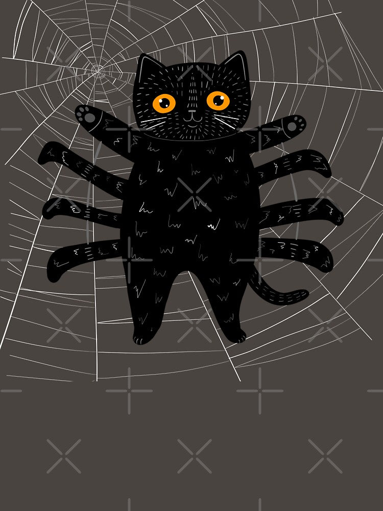 Spooky Spider Cat by KilkennyCat Art T-Shirts, Hoodie, Sweatshirt | BlankRebels.com (Image 3)