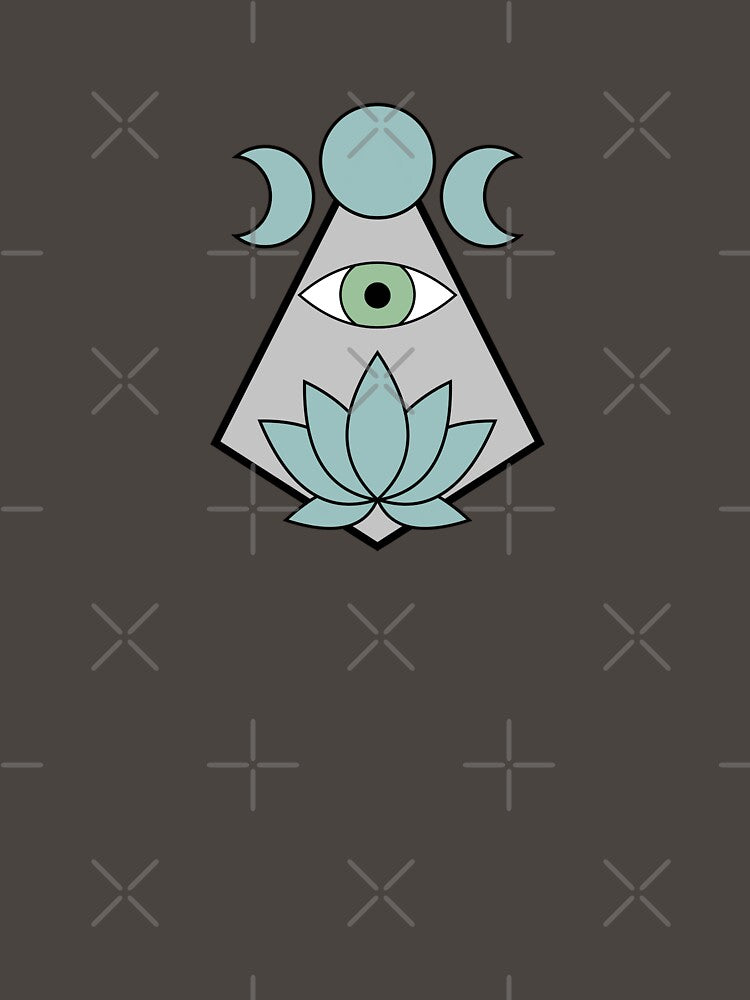 Lotus Eye - Mint & Light Green by TheeForestFox Shop T-Shirts, Hoodie, Sweatshirt | BlankRebels.com (Image 3)