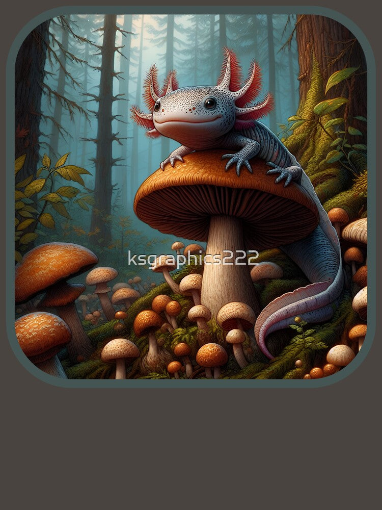 Axolotl Art #47 | Axolotl Lovers by ksgraphics222 T-Shirts, Hoodie, Sweatshirt | BlankRebels.com (Image 3)