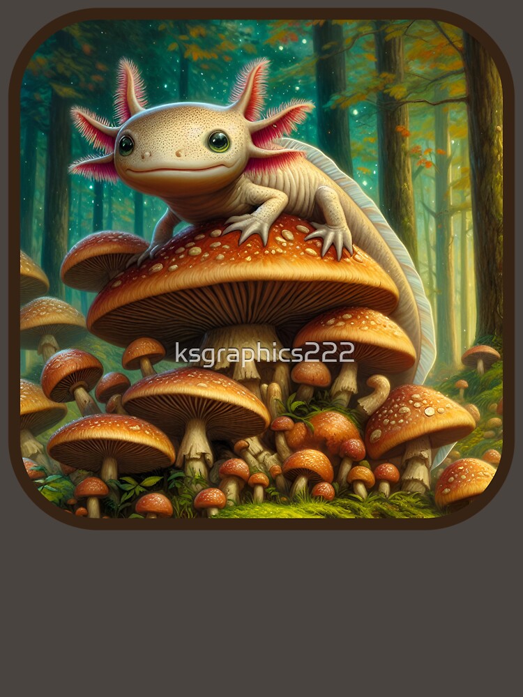 Axolotl Art #43 | Axolotl Lovers by ksgraphics222 T-Shirts, Hoodie, Sweatshirt | BlankRebels.com (Image 3)