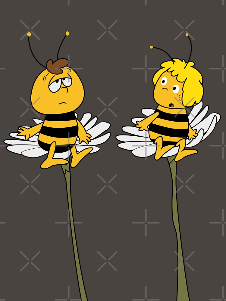 Maya the Bee and Willy T-shirt - Retro Vintage Design by retrologie