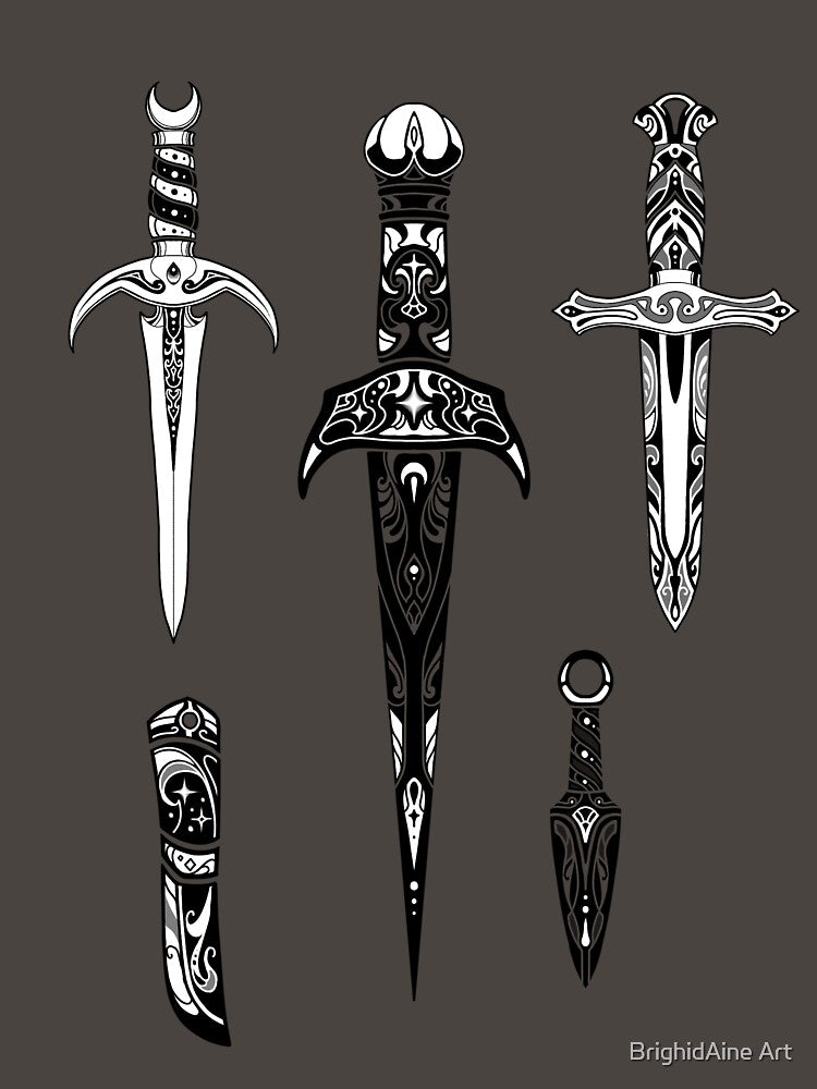 Ornamental Weapons by BrighidAine Art T-Shirts, Hoodie, Sweatshirt | BlankRebels.com (Image 3)