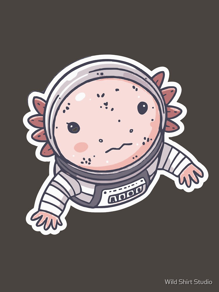 Axolotl Astronaut Cute Space Axolotl Floating Space Axolotl Lover Kawaii T-Shirts, Hoodie, Sweatshirt