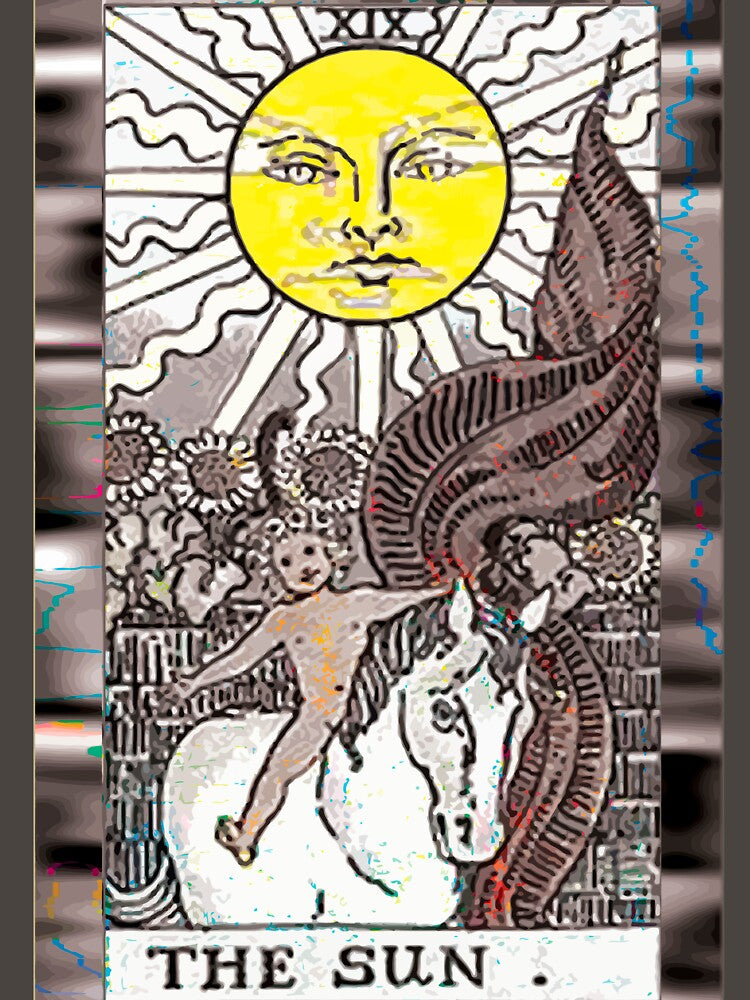 The Sun Tarot Card Art Design by artmythica T-Shirts, Hoodie, Sweatshirt | BlankRebels.com (Image 3)
