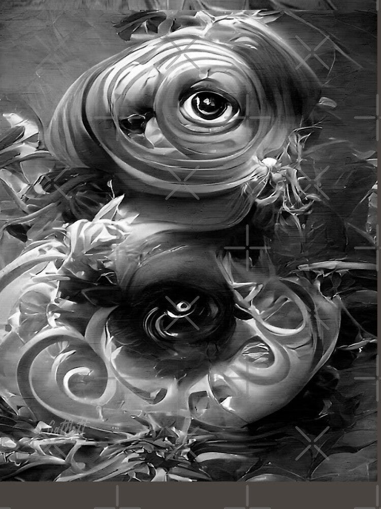 Dream Eye Flower Dark Surrealism Dark Abstract Art by CattlettArt T-Shirts, Hoodie, Sweatshirt | BlankRebels.com (Image 3)