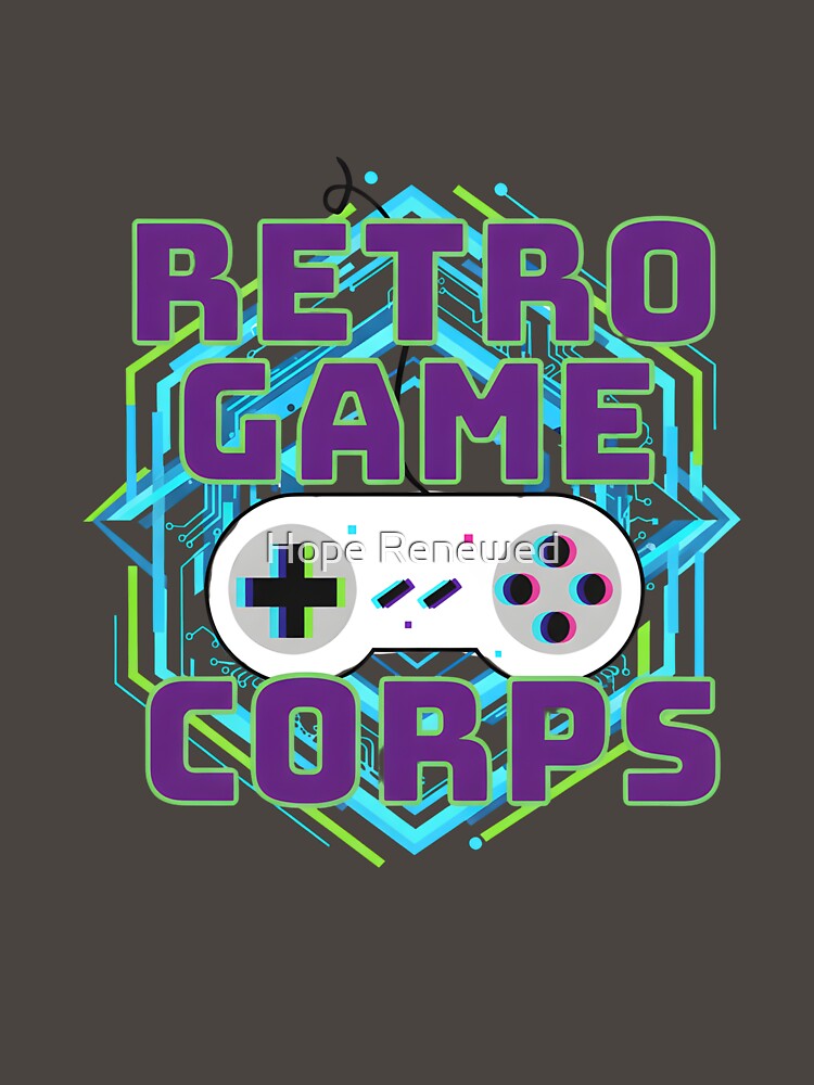 Retro Game Corps | Classic Gaming T-Shirt by Hope Renewed Hoodie, Sweatshirt | BlankRebels.com (Image 3)