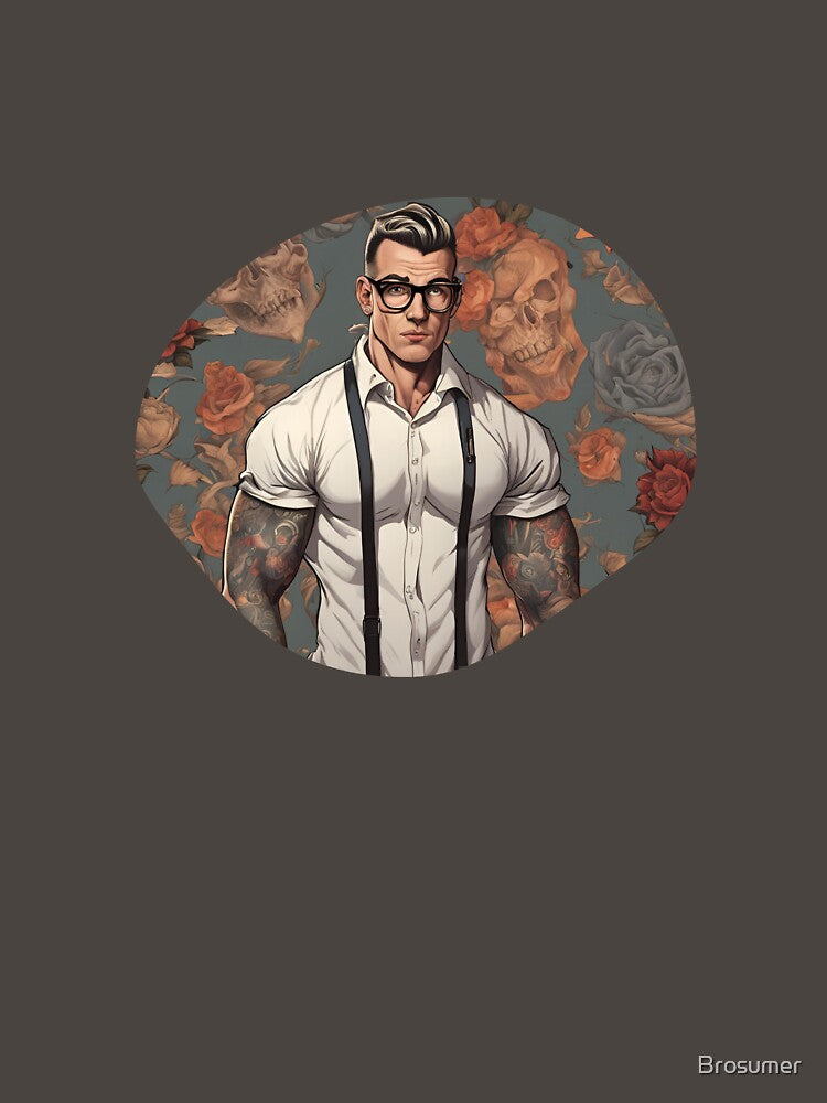 Geek with muscles by Brosumer T-Shirts, Hoodie, Sweatshirt | BlankRebels.com (Image 3)