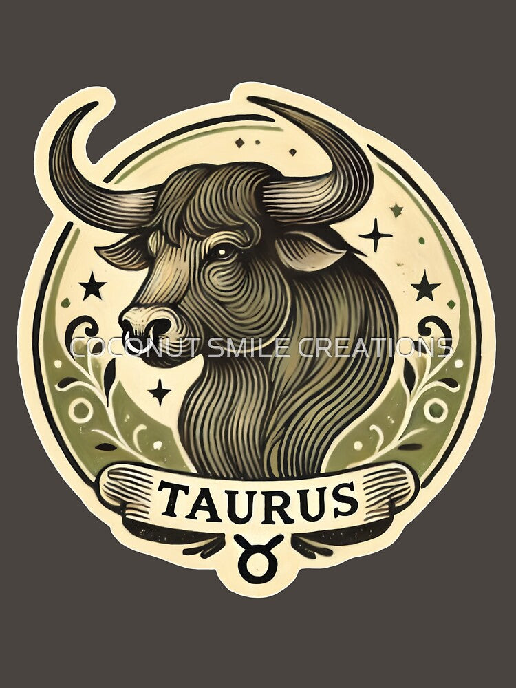 Taurus Vintage by COCONUT SMILE CREATIONS T-Shirts, Hoodie, Sweatshirt | BlankRebels.com (Image 3)