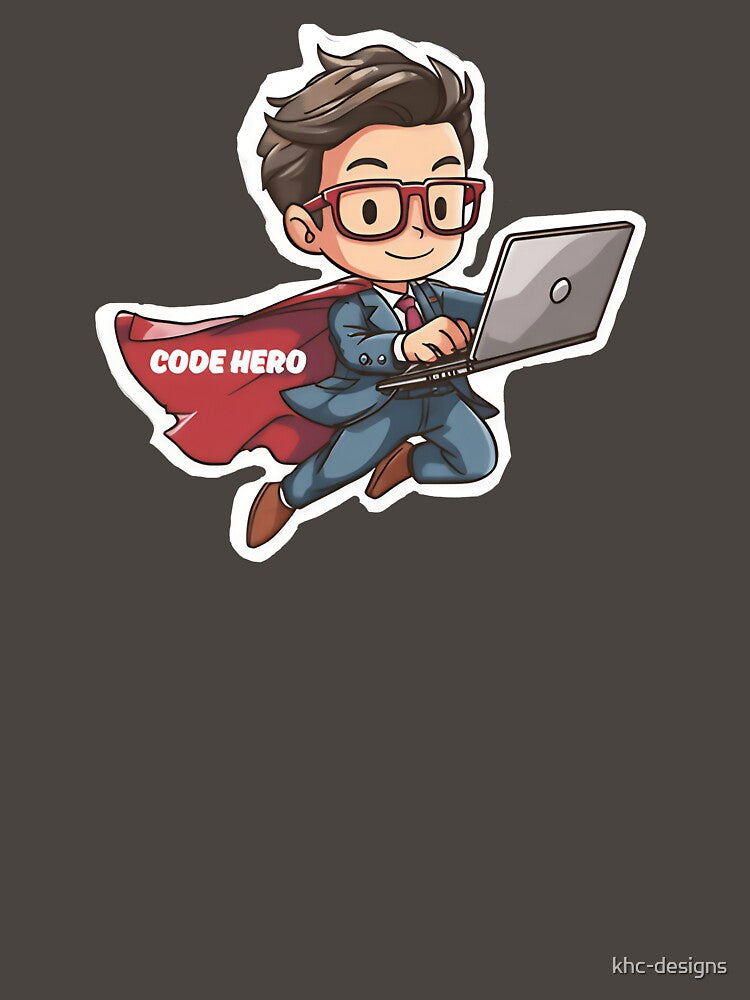 Flying Code Hero with Laptop and Cape by khc-designs T-Shirts, Hoodie, Sweatshirt | BlankRebels.com (Image 3)