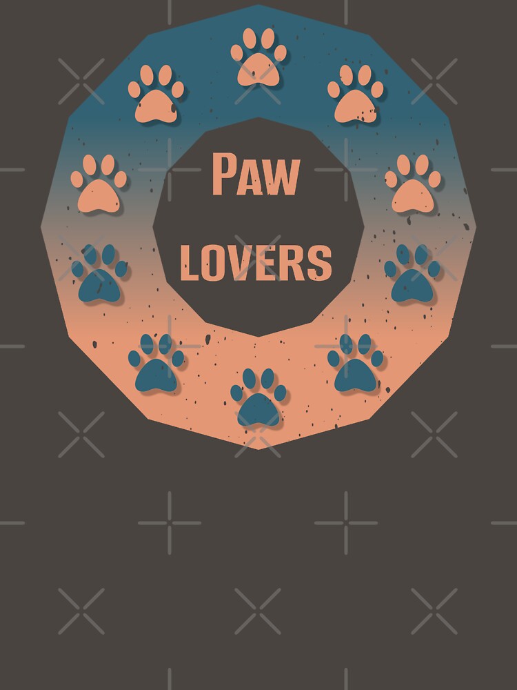 Paw Prints – Animal Lover Tee by Inkfusion25 Hoodie, Sweatshirt | BlankRebels.com (Image 3)