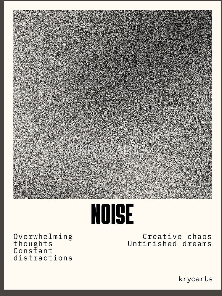 Noise ADHD Overwhelming Thoughts Creative Chaos Art by KRYO ARTS T-Shirts, Hoodie, Sweatshirt | BlankRebels.com (Image 3)
