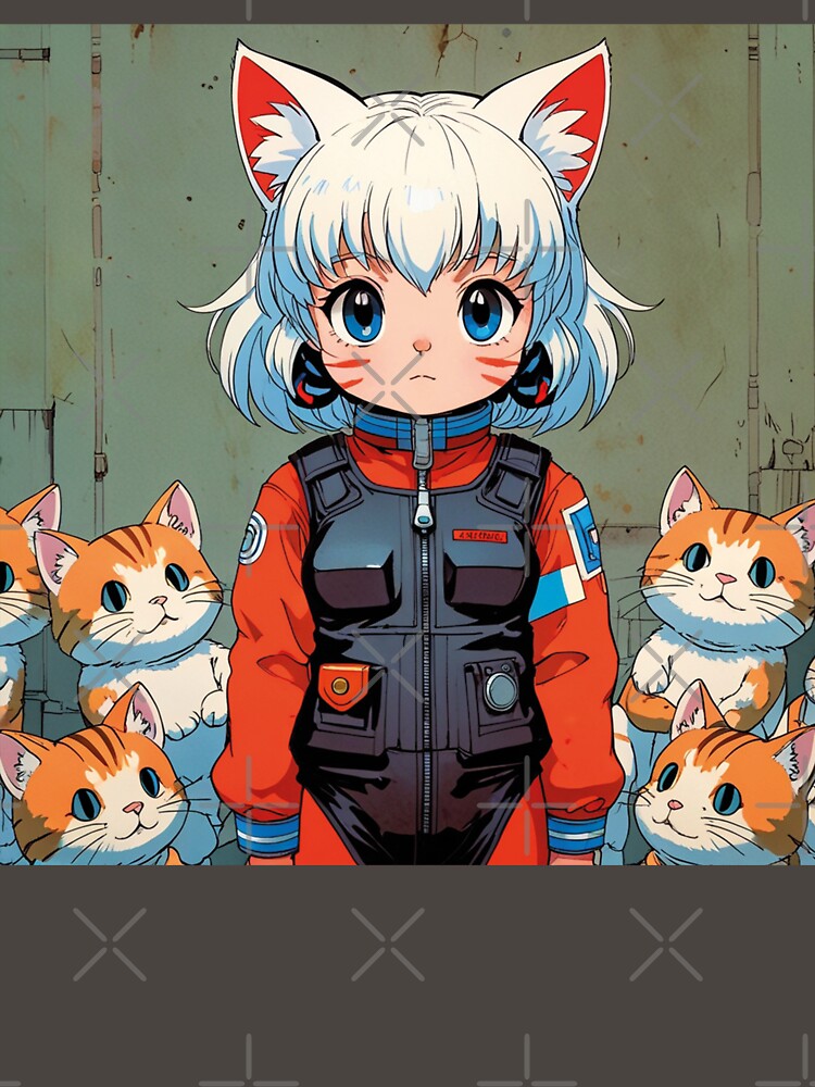 Kawaii girl with fat and tender kittens by MerlinWear T-Shirts, Hoodie, Sweatshirt | BlankRebels.com (Image 3)