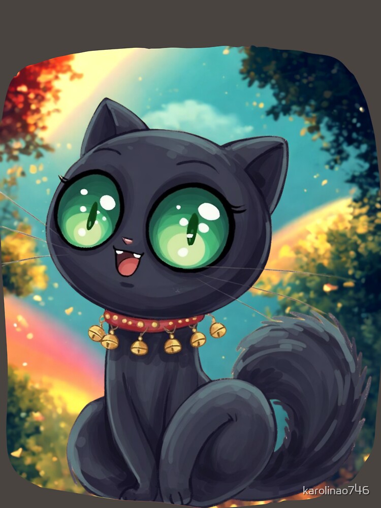 Kawaii cat anime by karolinao746