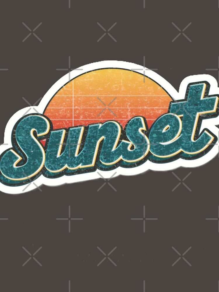 Retro Sunset Vintage Typography Design by Ashish66K T-Shirts, Hoodie, Sweatshirt | BlankRebels.com (Image 3)