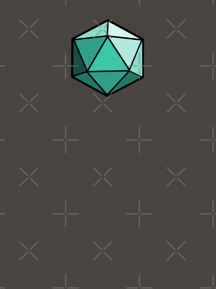 D20 Dice (Teal) by CrewDutler T-Shirts, Hoodie, Sweatshirt | BlankRebels.com (Image 3)