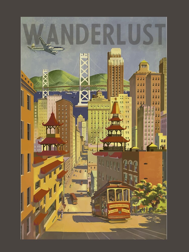 Vintage Wanderlust T-Shirts, Hoodie, Sweatshirt
