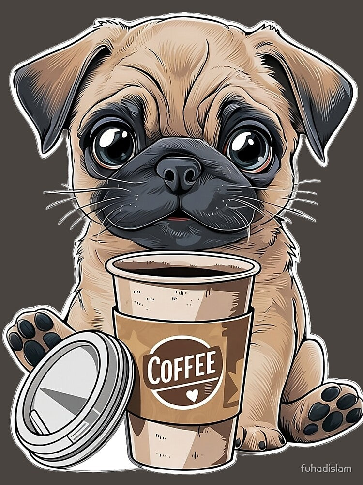 I am a Coffee Lover Puppy by fuhadislam T-Shirts, Hoodie, Sweatshirt | BlankRebels.com (Image 3)