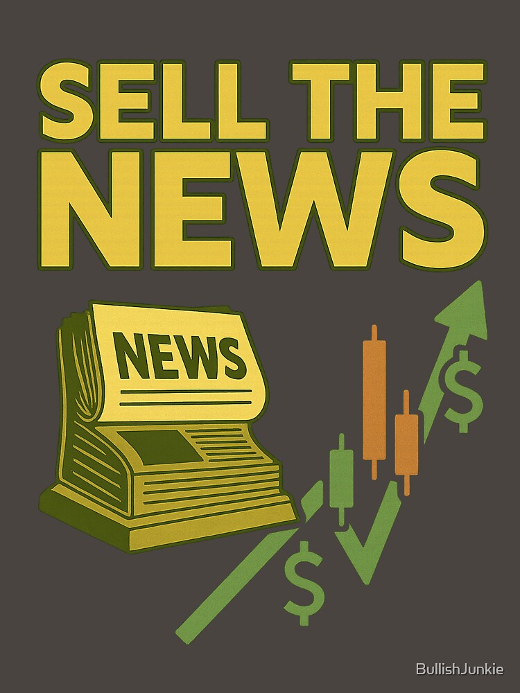 Sell the News – Vintage Stock Market Design by BullishJunkie T-Shirts, Hoodie, Sweatshirt | BlankRebels.com (Image 3)