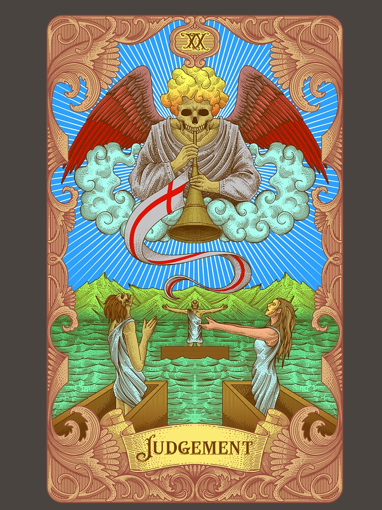 Judgement Tarot Illustration by WOLForDEER T-Shirts, Hoodie, Sweatshirt | BlankRebels.com (Image 3)