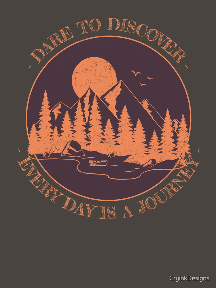 Dare to Discover - Orange by CryinkDesigns T-Shirts, Hoodie, Sweatshirt | BlankRebels.com (Image 3)