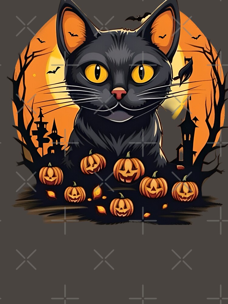 Halloween Cat by Odiss T-Shirts, Hoodie, Sweatshirt | BlankRebels.com (Image 3)