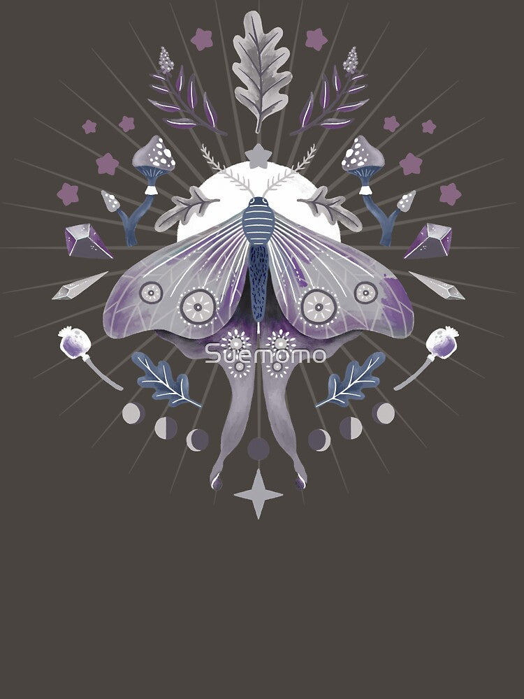 Mystic Moth dark by Suemomo T-Shirts, Hoodie, Sweatshirt | BlankRebels.com (Image 3)