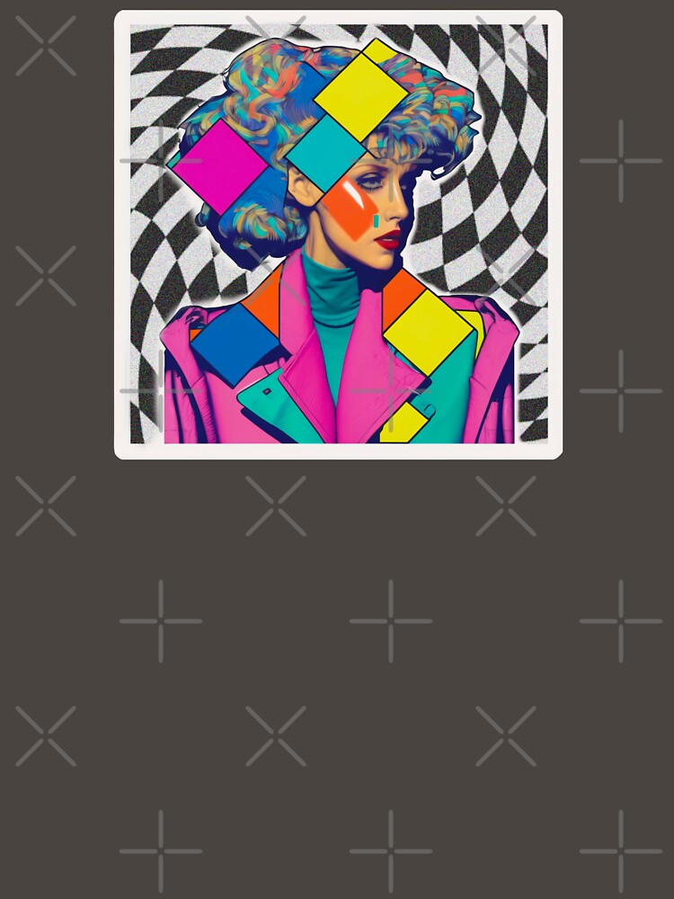 Dizzy Drip Vaporwave Aesthetic - Synthetic Cubism by Star_ T-Shirts, Hoodie, Sweatshirt | BlankRebels.com (Image 3)
